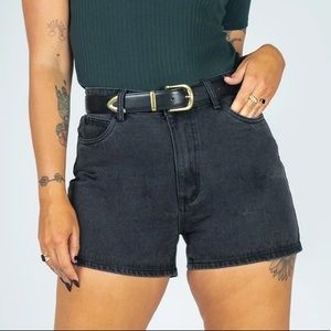 PRINCESS POLLY JAYE SHORTS BLACK